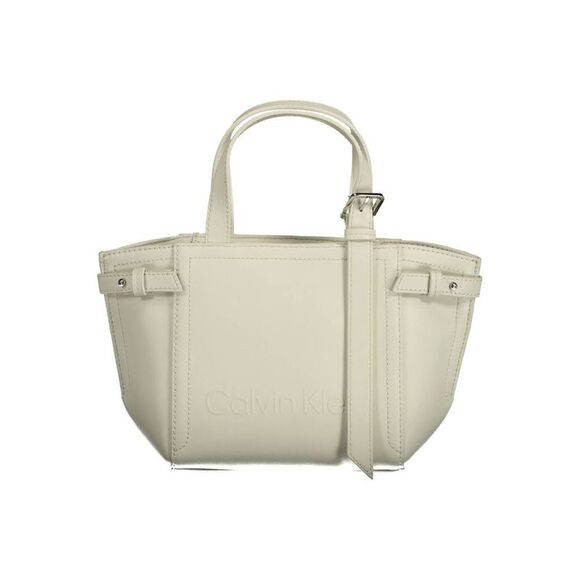 Calvin Klein Bianco Polyester Women Women's Handbag